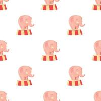 circus olifant patroon naadloos vector