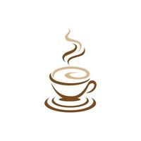 koffiekopje logo sjabloon vector