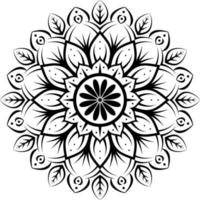 vrij bloemen mandala kleur Pagina's vector bestanden