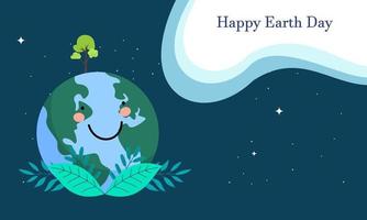 Internationale moeder aarde dag. milieu problemen en milieu bescherming vector