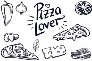 Vintage Pizza Lover Vectoren