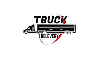 vrachtauto logo ontwerpen sjabloon vector, lading logo, levering, logistiek logo symbool vector