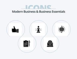modern bedrijf en bedrijf essentials glyph icoon pak 5 icoon ontwerp. duimen. gebaar. bedrijf. vinger. online vector