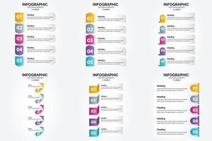 vector illustratie infographics vlak ontwerp reeks voor reclame brochure folder en tijdschrift