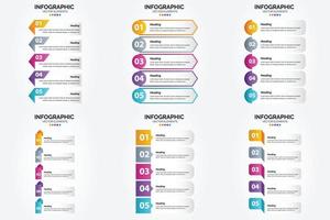 vector illustratie infographics vlak ontwerp reeks voor reclame brochure folder en tijdschrift