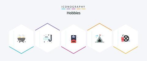 hobby's 25 vlak icoon pak inclusief . hobby. hobby. hobby's. echt vector