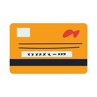 creditcard voor online betalingen vector