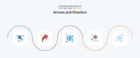 pijl vlak 5 icoon pak inclusief Rechtsaf. pijl. toetsenbord. Rechtdoor. omhoog vector