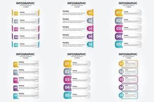 helder en opvallende vector illustratie infographics reeks voor reclame in brochures. flyers. en tijdschriften.