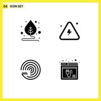 modern reeks van solide glyphs pictogram van blad model- brandbaar zeer scince bewerkbare vector ontwerp elementen