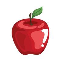 appel fruit pictogram vector ontwerp