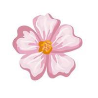 bloem roze schilderij vector ontwerp