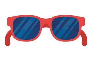 zomer zonnebril optische accessoire pictogram vector