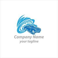 auto wassen logos vector concept ontwerp, automotive schoonmaak logo sjabloon.