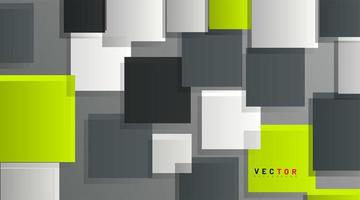 abstracte geometrische achtergrond. overlappende 3D-vierkanten. vectorillustratie voor behang, banner, achtergrond, kaart, bestemmingspagina, enz vector