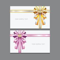 envelop met diamant en lint. vector illustratie