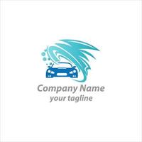 auto wassen logos vector concept ontwerp, automotive schoonmaak logo sjabloon.