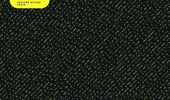 abstract geel afgerond vorm diagonaal patroon op zwarte achtergrond vector