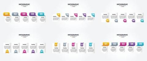 vector illustratie infographics vlak ontwerp reeks voor reclame brochure folder en tijdschrift