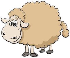 cartoon schapen boerderij dieren karakter vector