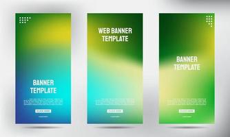 set van wazig oprollen zakelijke brochure flyer banners vector