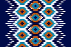 tapijt etnisch tribal patroon kunst. etnisch ikat naadloos patroon. Amerikaans, Mexicaans stijl. vector