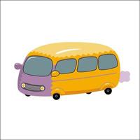 geel busspeelgoed vector
