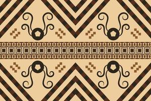 etnisch kleding stof patroon meetkundig stijl. sarong aztec etnisch oosters patroon traditioneel oranje achtergrond. abstract,vector,illustratie. gebruik voor textuur,kleding,verpakking,decoratie,tapijt. vector