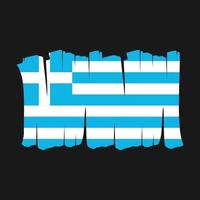 griekse vlag borstel vector