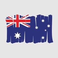 Australische vlagborstel vector