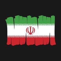 iran vlag borstel vector