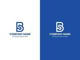 creatief brief bs monogram logo ontwerp, modern en uniek bs brief initialen logo, bs b s brief logo ontwerp vector