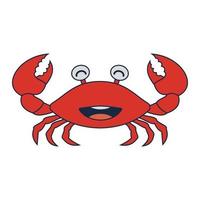 krab vector illustratie ontwerp icoon