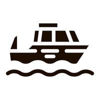 openbaar vervoer water taxi vector icoon