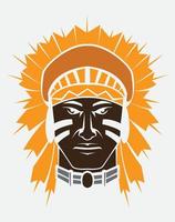 Indisch apache illustratie vector