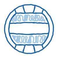 volleybal tekening icoon hand- getrokken illustratie vector