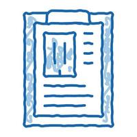 schatting huis informatie tekening icoon hand- getrokken illustratie vector