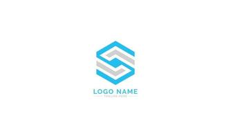 eerste brief s logo of icoon ontwerp vector beeld sjabloon pro vector