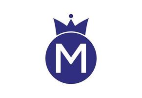 brief m logo ontwerp sjabloon, vector illustratie