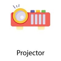 trendy projectorconcepten vector