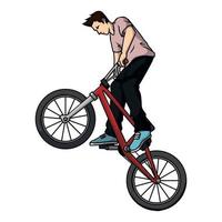 bmx vector illustratie ontwerp