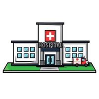 ziekenhuis vector illustratie ontwerp