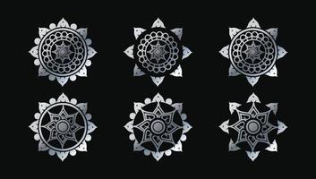 Islamitisch mandala patronen voor modern grafisch ontwerp vector