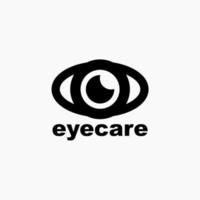 creatief oog concept logo ontwerpsjabloon vector