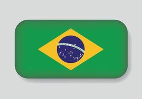 geïsoleerd van de Brazilië vector vlag. vector illustratie vlag ontwerp.