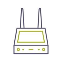 uniek router vector icoon