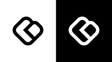 bedrijf logo monogram c schets brief eerste zwart en wit icoon illustratie stijl ontwerpen Sjablonen vector