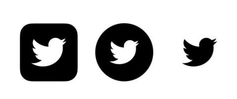 twitter logo, twitter icoon vector, twitter symbool vrij vector