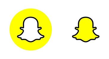 snapchat logo vector, snapchat icoon vector vrij vector