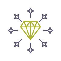 diamant vector pictogram